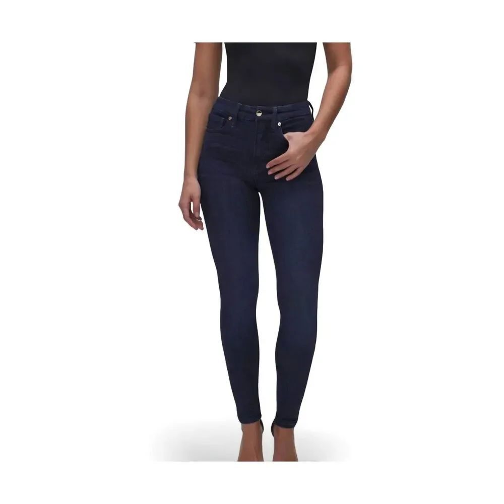 Good American Always Fits Good Legs Jeans In Blue224 Sz 14-18